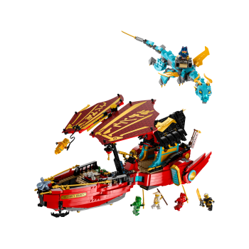 Lego 71766 ninjago le dragon légendaire de lloyd avec figurines serpent  vipere et python avec banniere de mission a collectionner - La Poste