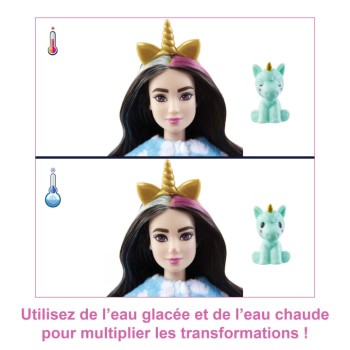 Cutie Reveal Licorne - Serie Fantasy - Barbie - Mattel