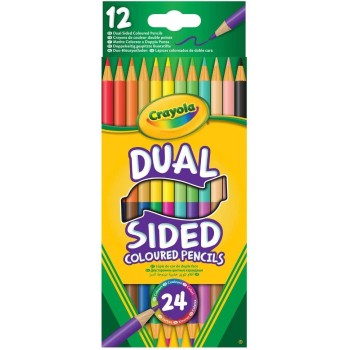 12 Crayons Double Face -...